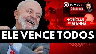 Notícias da Manhã - LULA VENCE TODOS; REINALDO AZEVEDO E A REPUTAÇÃO DO PRESIDENTE