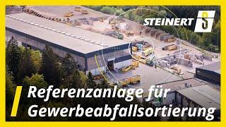 Gewerbeabfallsortierung mit NIR-, Wirbelstrom- und Magnettechnik