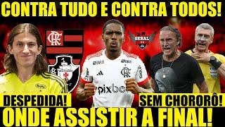 FORAM 48 EM 12! PET QUASE INFARTA! DESPEDIDA DE FILIPE LUIZ FINAL FLAMENGO X VASCO! DARONCO HORRÍVEL