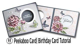 Peek-A-Boo Birthday Card Tutorial