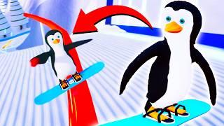 They Made a PENGUIN SNOWBOARDING GAME... (Slopecrashers)