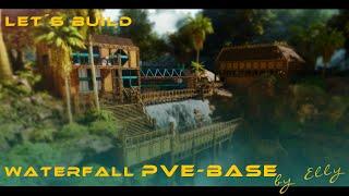Ark Survival Ascended Waterfall PvE Base By Elly/kreatives bauen in ARK/ASA / PvE BASE DESIGN