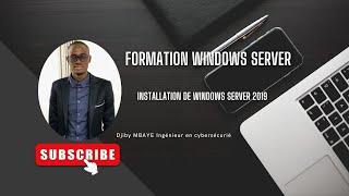 Installation de Windows Server 2019 sur VMware Workstation.