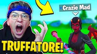 SI FINGE ME su FORTNITE e TRUFFA I MIEI FAN...LO DENUNCIO! -Fortnite Grief ITA