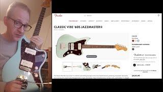 Rich talks about the Squier Classic Vibe 60s Jazzmaster