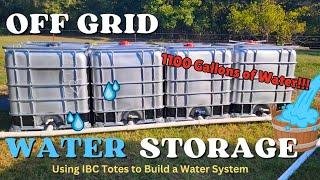 How to Connect IBC Totes for Off-Grid Water Storage | DIY Tiny House Water System