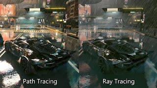 Cyberpunk 2077 - Ray Tracing Psycho VS Ray Tracing Overdrive Comparison Video 4k Ultra HD