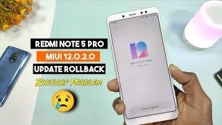 Redmi Note 5 Pro MIUI 12.0.2.0 Update Rollback | Redmi Note 5 Pro Update Rollback