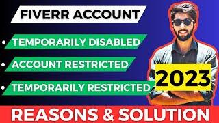 Fiverr account temporarily disabled 2023 | Account restricted | Account Under Review #fiverr2023
