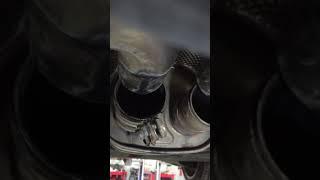 Porsche Panamera water in side exhaust