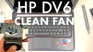 HP Pavilion DV6 Cleaning Fan