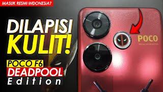 POCO EDISI DEADPOOL!!! Bocoran Terbaru Poco F6 Deadpool Editon - Dilapisi Kulit & LED Logo Deadpool!