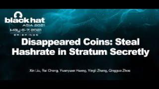 Disappeared Coins: Steal Hashrate in Stratum Secretly