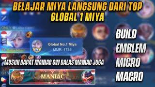 TUTORIAL MIYA LENGKAP BESERTA BUILD, EMBLEM, MICRO DAN MACRO! USER MIYA WAJIB NONTON INI! - MLBB