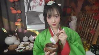 ASMR(Sub)Korean Traditional Beauty Spa Role PlayㅣFacial Treatment, Makeup,Hair StylingㅣAutumn Night