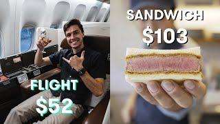 Challenge: Fly Japan Airlines First Class for less than a Wagyu Sandwich