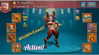 Lords Mobile - Chaos! Арена хаоса с озвучкой. Возможно ли играть с слабым акком?