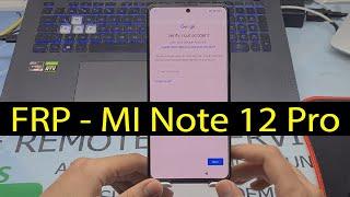 FRP Redmi Note 12 Pro HyperOs Remove Google Account 2024 Secuirty