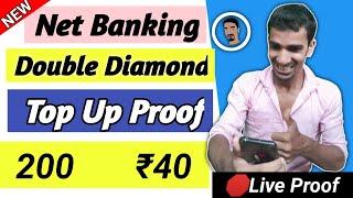 How to Top up Double Diamond in Free Fire Through Net Banking - Double Diamond Top up Kaise Kare
