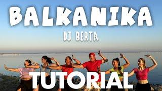 BALKANIKA - DJ BERTA TUTORIAL Cumbia balkanika line dance - Spiegazione passi Balli di gruppo