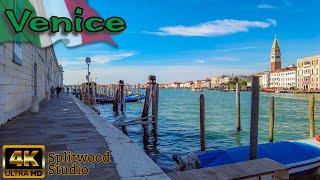 Venice Walking Tour Through the Enigmatic City Streets and Picturesque Canals 4k (UHD)