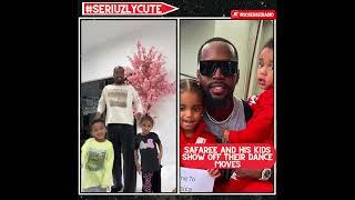 SAFAREE & HIS KIDS WITH ERICA MENA SHOW OFF DANCE MOVES!!!