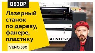 Настольный СО2 станок по дереву, фанере, пластику VENO 530