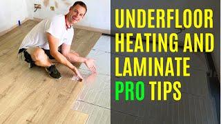 PART 13 HOW TO FIT UNDERFLOOR HEATING, LAMINATE FLOOR AND SKIRTING BOARD TO YOUR GARDEN ROOM