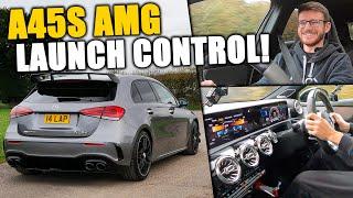 LAUNCH CONTROL in my A45S AMG is NUTS!