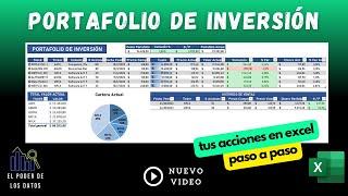 Como controlar tu PORTAFOLIO de INVERSIONES en EXCEL