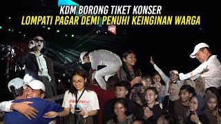 KUNJUNGI PANGANDARAN KDM BORONG TIKET KONSER | LOMPATI PAGAR DEMI PENUHI KEINGINAN WARGA