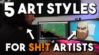 5 GREAT Game Art Styles for BAD Artists