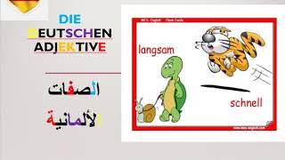 Die deutschen Adjektive A1 II أهم 60 صفة في اللغة الألمانية مع أمثلة كثيرة