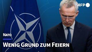 75 Jahre Nato - doch wenig Grund zum Feiern | AFP