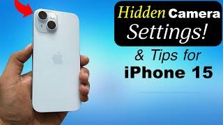 iPhone 15 Hidden Camera Settings & Tricks | Best iPhone 15 Camera Settings (HINDI)