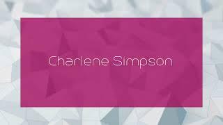 Charlene Simpson - appearance