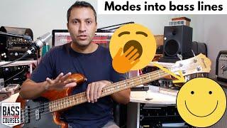 Turn BORING Modes & Scales Into Awesome Bass Lines!