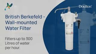 British Berkefeld HBA Wall-Mounted Water Filter | Zero Water Wastage | Zero Electricity| For Life