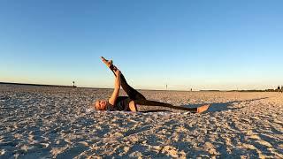 Trainier mit Mir - Workout am Strand zum Mitmachen ( Dehnen und Kräftigen )