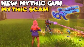 Richest Scammer Drops NEW MYTHIC GUNS!  (Scammer Gets Scammed) Fortnite Save The World
