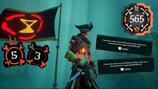 Trying not to crash while grinding for golden bones (565-1000) | Sea Of Thieves