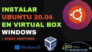 1. Instalar Ubuntu 20 en Virtual Box Windows