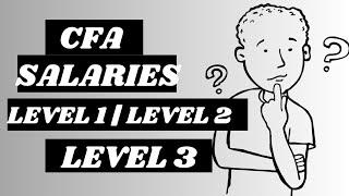 CFA: Salaries After Level 1, Level 2  & Level 3 | CFA | Finance