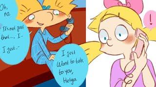 Late night call (Helga x Arnold Comic Dub)