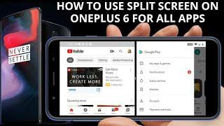 oneplus 6 multi screen | how to use Split Screen on OnePlus 6 for all apps | split screen fortnite