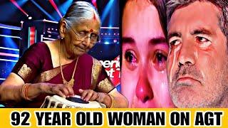 92-Year-Old Indian Woman Shocks America’s Got Talent with Her Emotional Story & Tabla Performance!