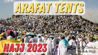Hajj 2023 2nd Day Mina To Arafat & Muzadalifah - Full Walking Tour Arafat Tents #hajj2023