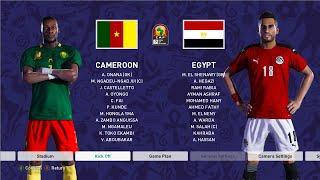 Cameroon - Egypt | Africa Cup Of Nations Semi-Final | PES 2021 Gameplay | No Commentary |