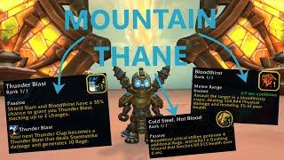 Mountain Thane Fury Warrior Full Dungeon Playthrough!