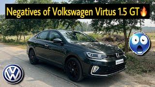 Negatives of my Volkswagen Virtus 1.5 GT| 21 Lakh worth ??               #vw #volkswagen #virtus